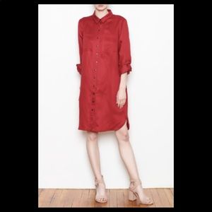 SOLD NWT scarlet denim snap closure dress